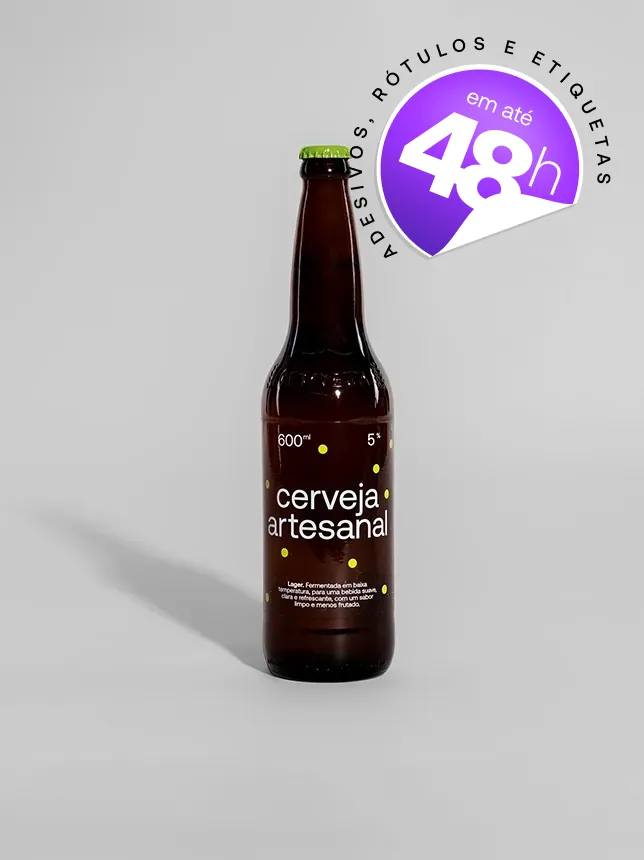 Rótulo para Garrafa de Cerveja
