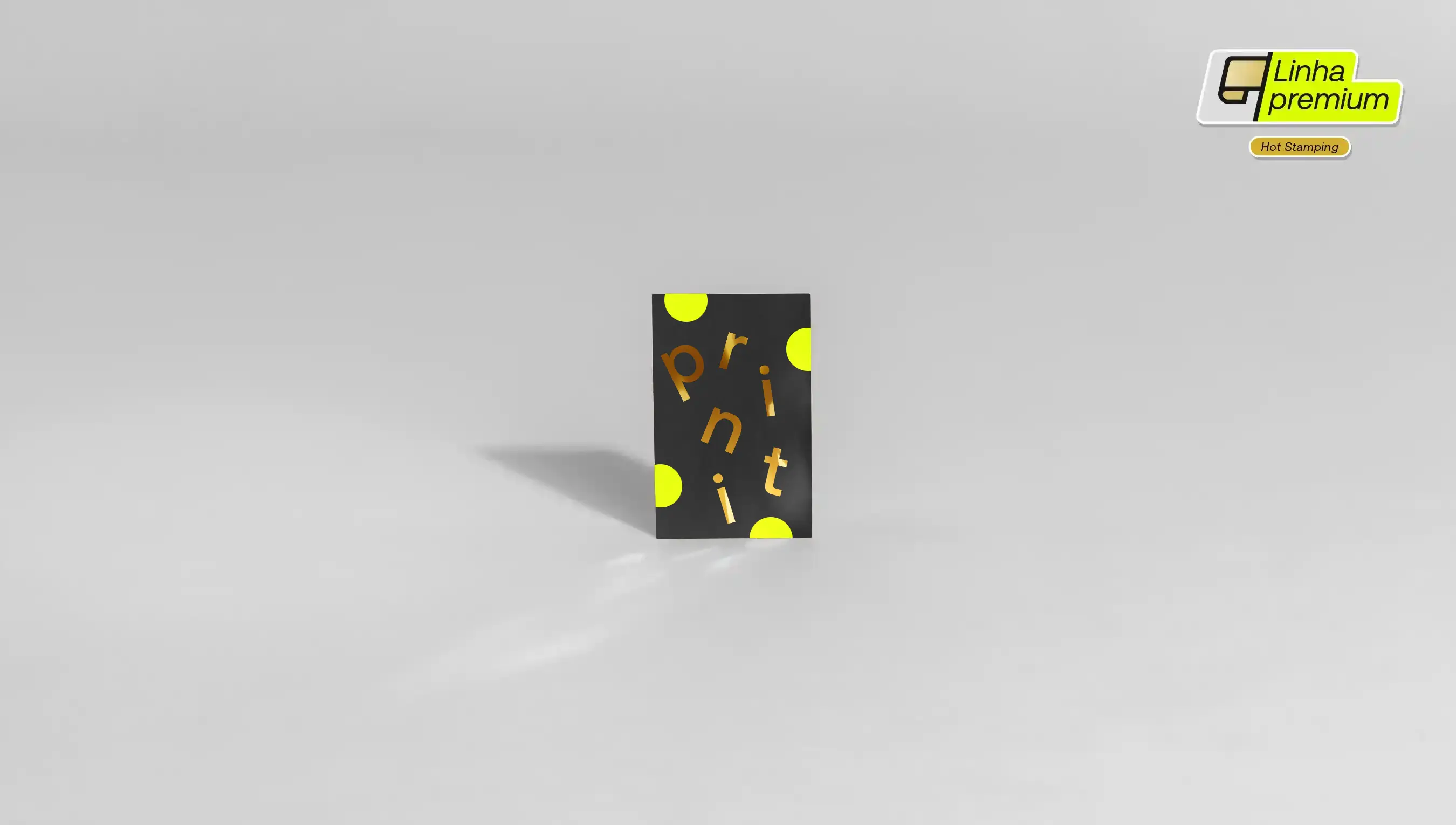 Adesivos retangulares com hot stamping para personalizar embalagens, rótulos ou materiais promocionais.