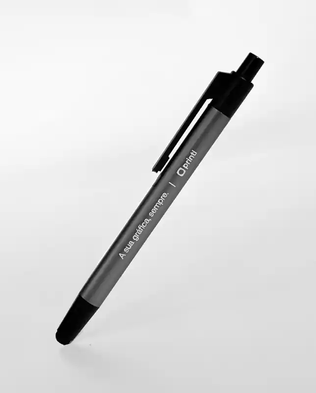 Estilo e tecnologia para o dia a dia dos seus clientes! Personalize a Caneta Metal Touch Shanghai para ações, brindes e eventos.