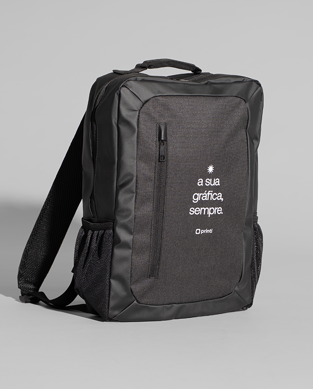 Mochila Notebook Bangkok 15,6 personalizada com sua identidade visual. Ideal para brindes e divulgação.