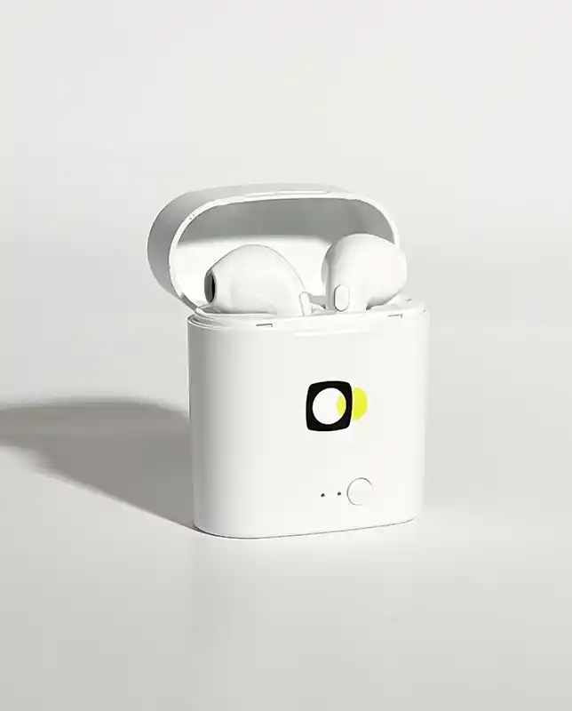 Conecte sua marca com inovação! Personalize o Fone Wireless e ofereça um brinde tecnológico para eventos e ações de fidelização.