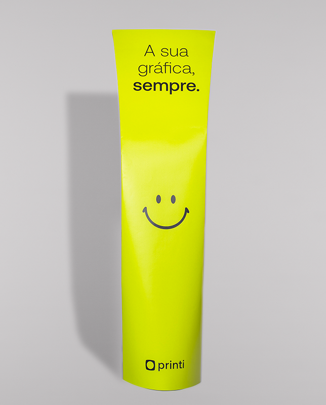 Totem Banana, perfeito para promover, divulgar ou sinalizar em eventos e empresas. Destaque sua marca com a qualidade da Printi!