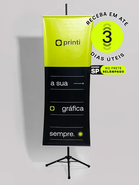 Banners de alta qualidade em várias cores e tamanhos para destacar promoções e aumentar o engajamento.