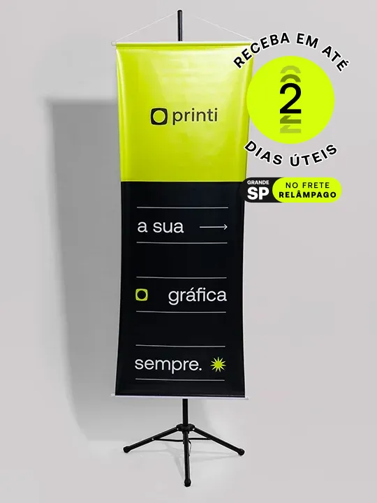 Banners de alta qualidade em várias cores e tamanhos para destacar promoções e aumentar o engajamento.