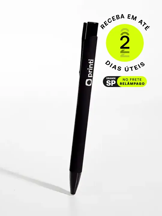 A Caneta Soft personalizada é um item versátil e pode ser usado em ações, brindes, eventos e até mesmo em campanhas.