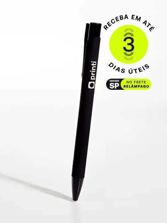 A Caneta Soft personalizada é um item versátil e pode ser usado em ações, brindes, eventos e até mesmo em campanhas.