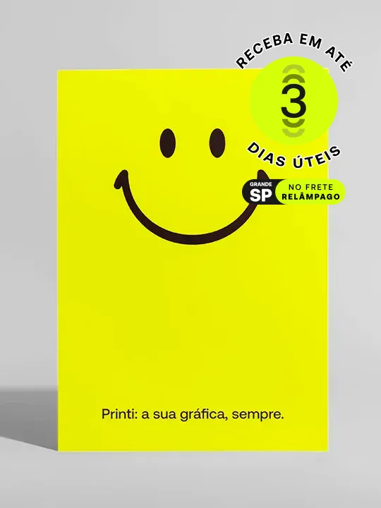 Cartaz personalizado com impressão de alta qualidade. Perfeito para eventos, promoções e decoração. Escolha o tamanho e material ideal!