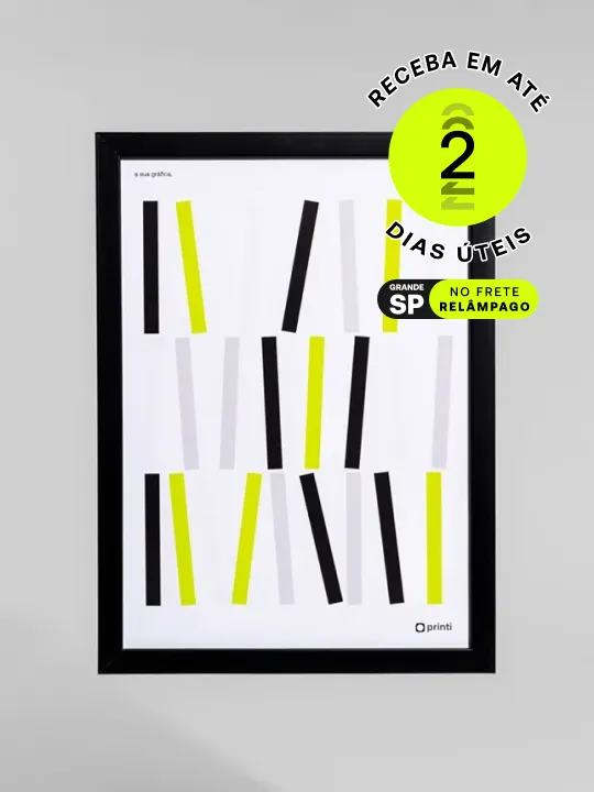 Personalize quadros decorativos da Printi com imagens e textos para decoração ou presente, garantindo qualidade superior.