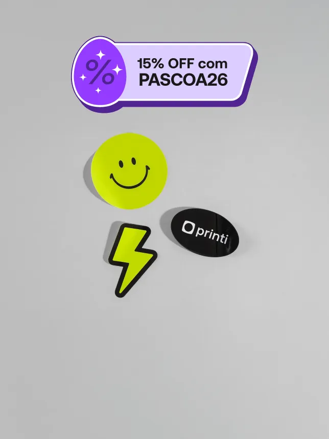 Crie adesivos personalizados com impressão de alta qualidade. Perfeitos para divulgar sua marca com estilo e resistência. Personalize agora!