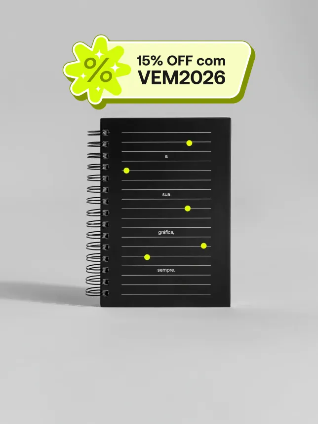 Agendas personalizadas de alta qualidade, em cores e layouts atraentes, criam impressões duradouras e reforçam sua marca.