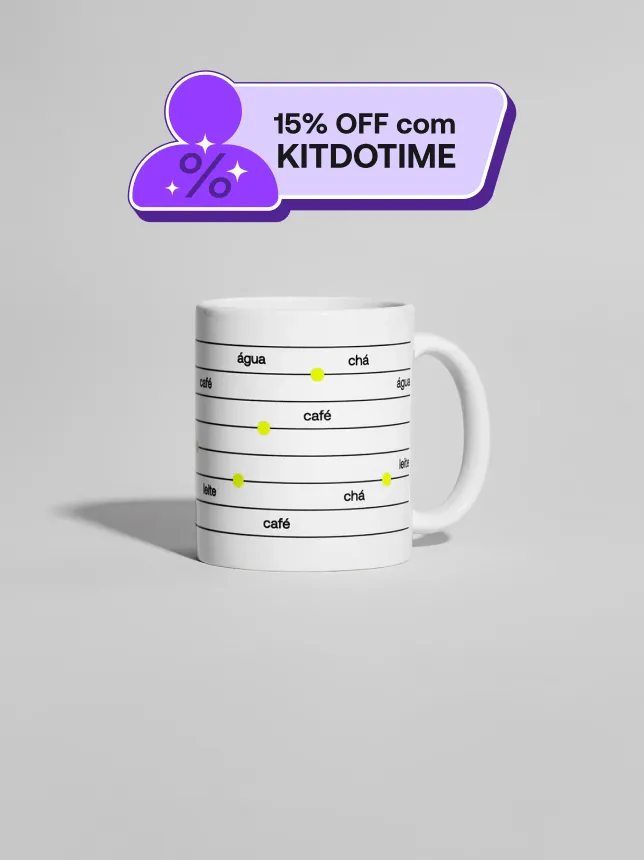 Caneca personalizada durável da Printi com personalização impecável ideal para fidelizar clientes e promover sua marca.