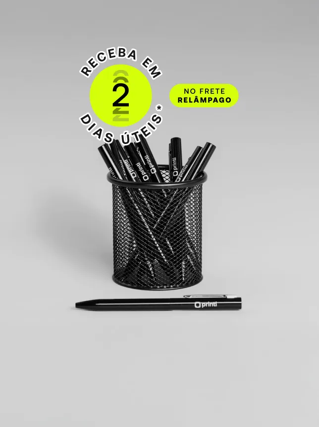 Caneta WASS em alumínio laqueado, escrita suave 2km, personalizável, ideal para eventos e promover sua marca. *Confira as condições de entrega na descrição abaixo.