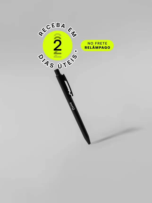 Canetas personalizadas em diversas cores para promoção de marca e fidelização de clientes. *Confira as condições de entrega na descrição abaixo.