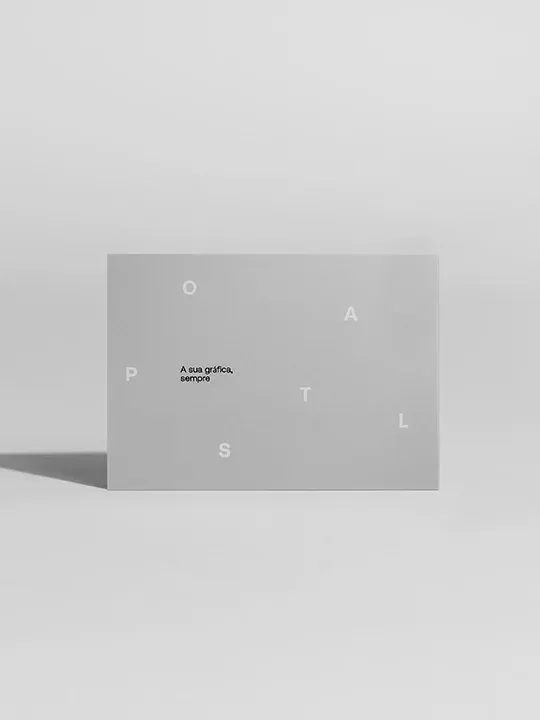 Cartões postais versáteis, com impressão de alta qualidade, baixo custo e formatos diferenciados para máxima exposição.
