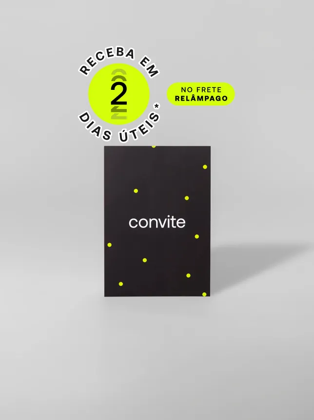 Convites personalizados para eventos profissionais e pessoais, destacando-se pelo design elegante e qualidade superior. *Confira as condições de entrega na descrição abaixo.