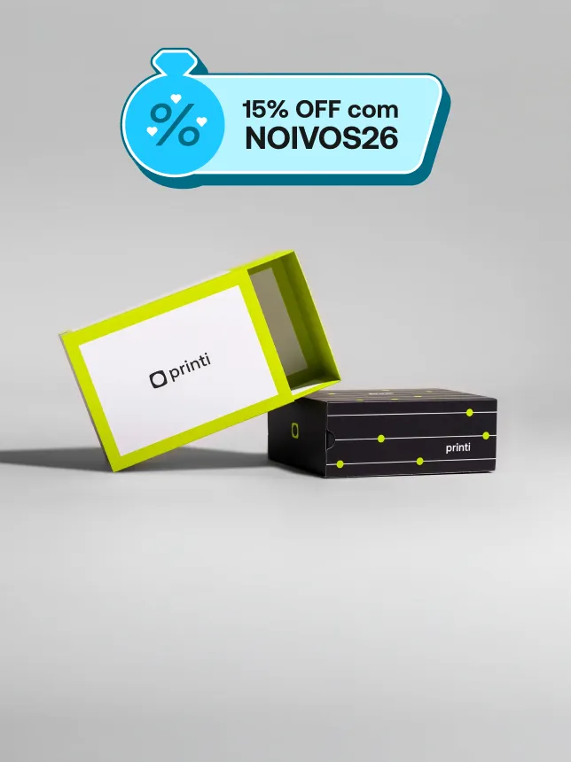 Embalagem gaveta: prática, elegante, personalizável, em Kraft virgem, Reciclato ou cartão 300g. Ideal para alimentos e brindes.