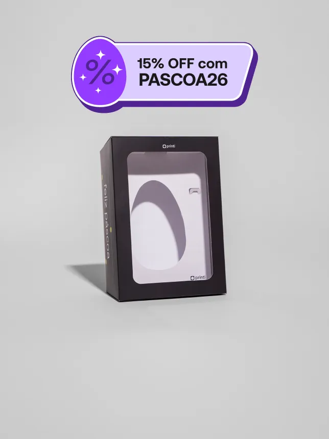 Acomode seus ovos de colher com estilo e proteção na Páscoa ou o ano todo. Contém apenas a embalagem externa. Não inclui embalagem para contato direto com alimentos.