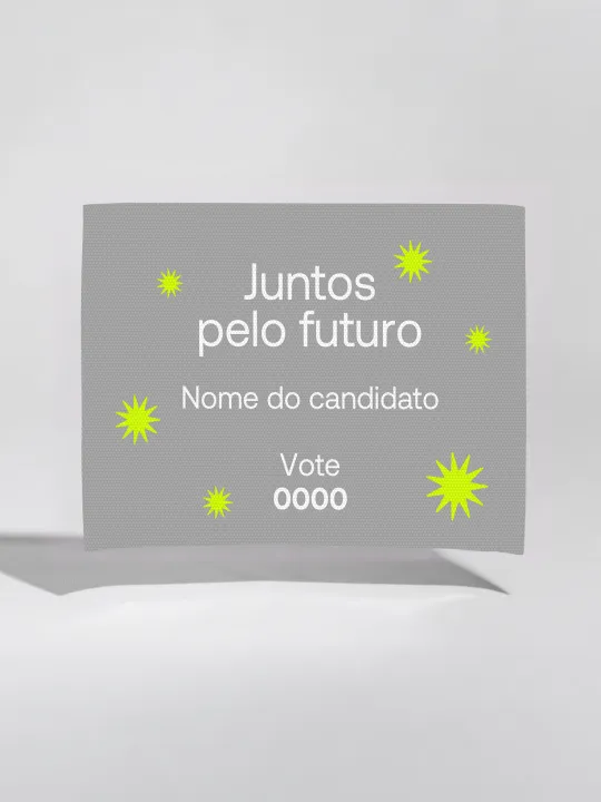 Adesivos para carro eleitorais personalizados, ideais para aumentar a visibilidade da campanha política em qualquer lugar.
