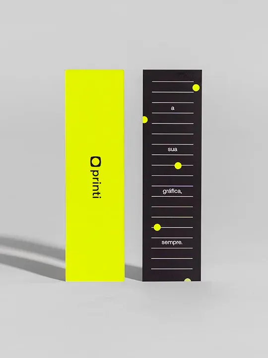 Marca-páginas Printi: divulgação criativa e barata para negócios com formatos variados e alta qualidade.