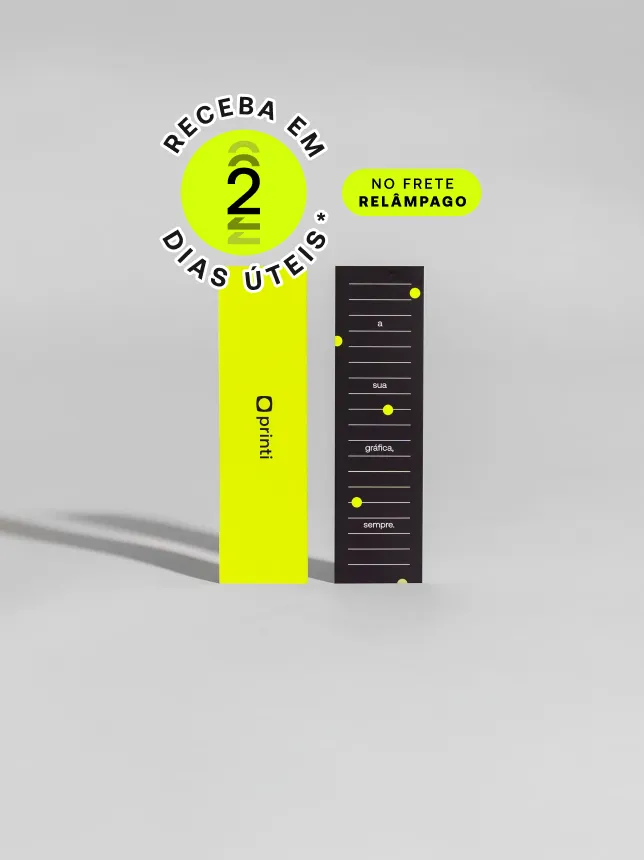 Marca-páginas Printi: divulgação criativa e barata para negócios com formatos variados e alta qualidade. *Confira as condições de entrega na descrição abaixo.
