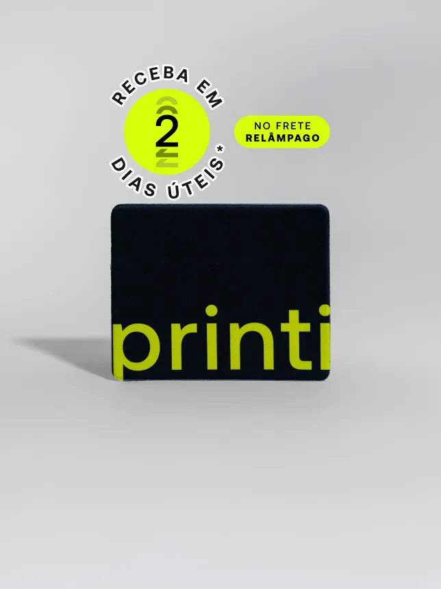 Mouse pad de PU, personalizável, modelos quadrado, redondo e gamer. Ideal para escritórios, promoções e presente. Peça já! *Confira as condições de entrega na descrição abaixo.