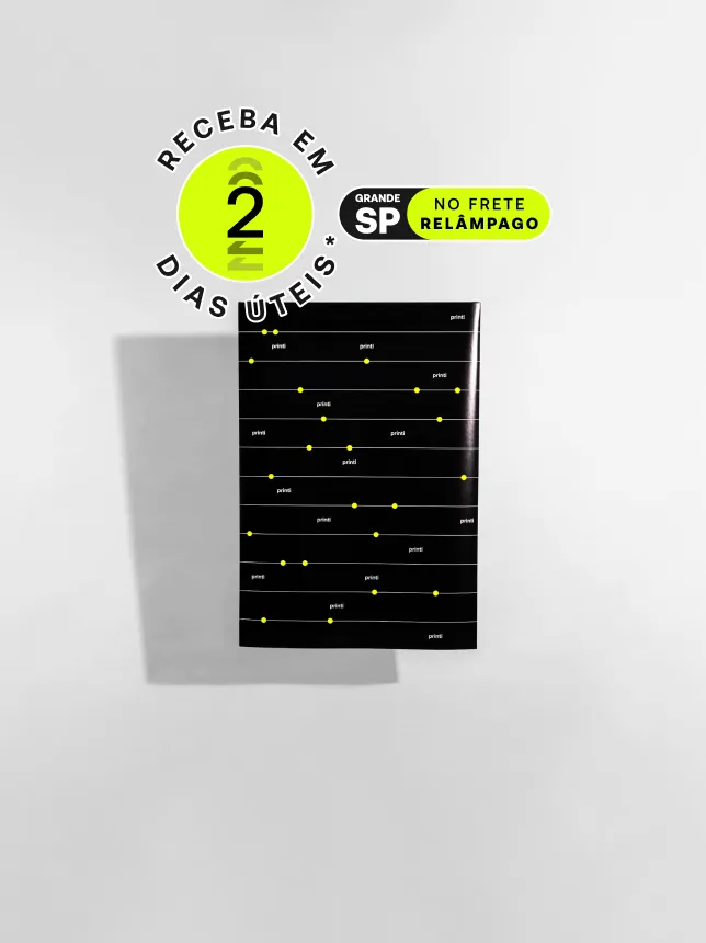 Papel de presente personalizado em couché leve, ideal para empresas e uso pessoal. Destaque sua marca e encante em cada embalagem. *Confira as condições de entrega na descrição do produto.