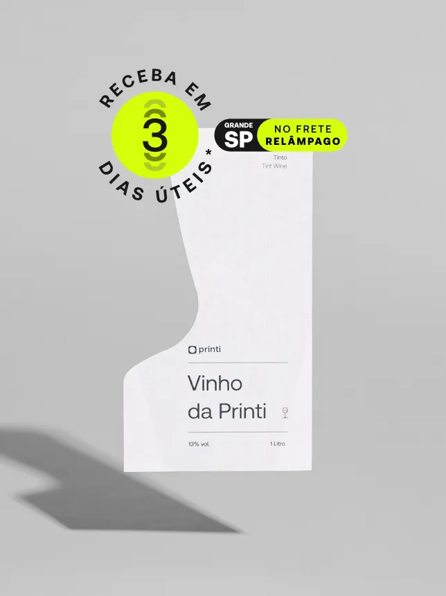 Rótulo para Garrafa de Vinho