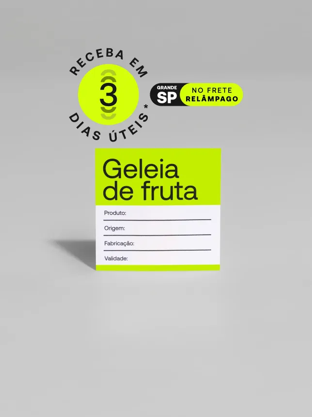 Personalize seu Rótulo Retangular com impressão profissional. Perfeito para destacar sua marca em produtos, embalagens e eventos. *Confira as condições de entrega na descrição do produto.