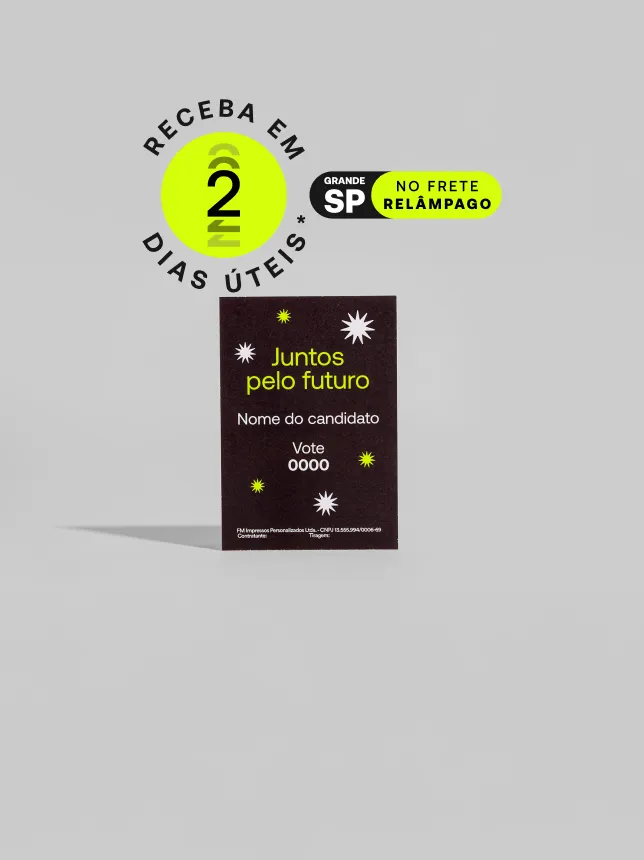 Santinho Personalizado