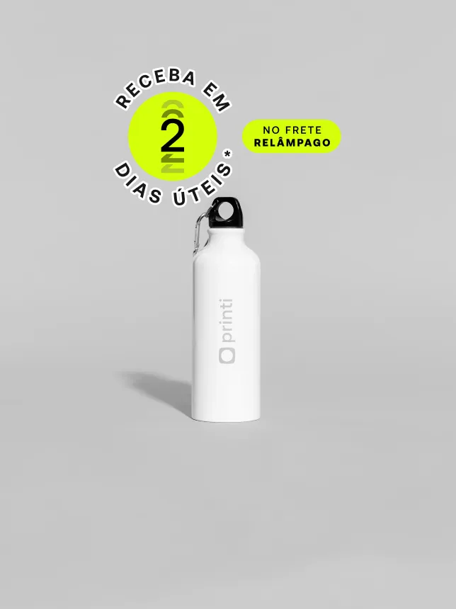 Squeezes versáteis para todos, com personalização criativa e qualidade Printi, destacando-se no mercado. *Confira as condições de entrega na descrição abaixo.